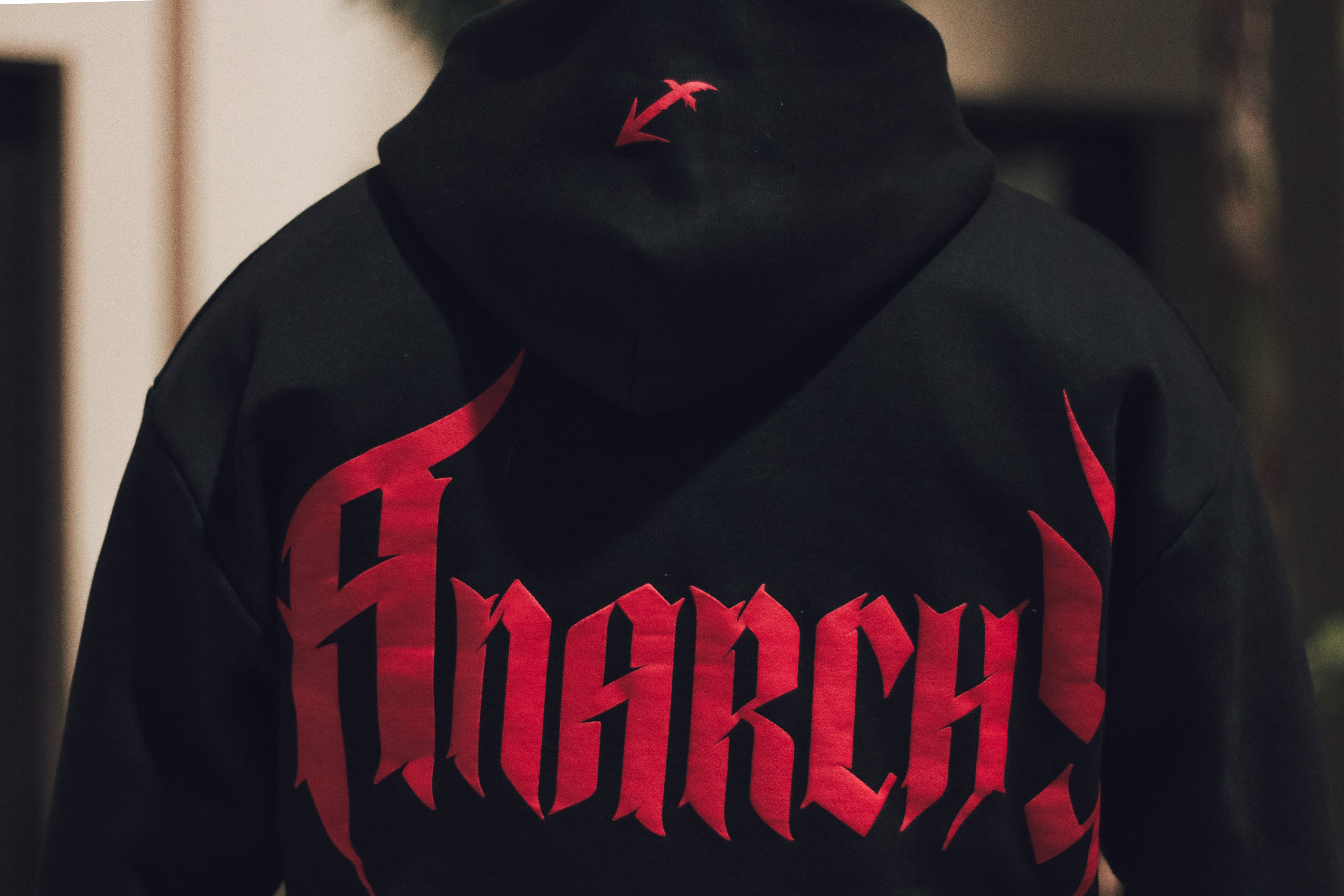 Crimson Black Hoodie